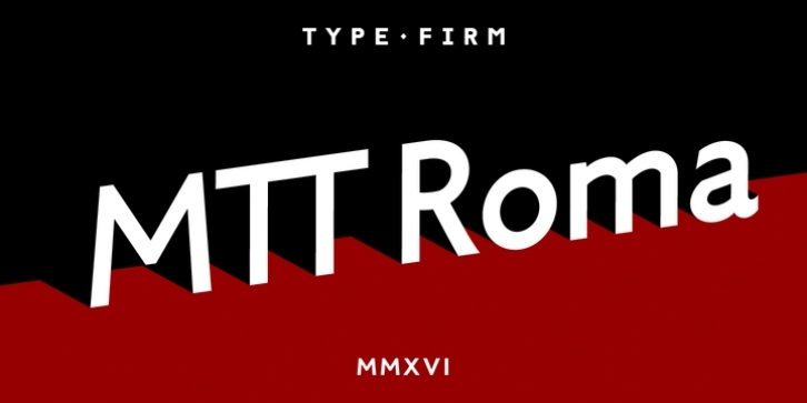 MTT Roma Font Download