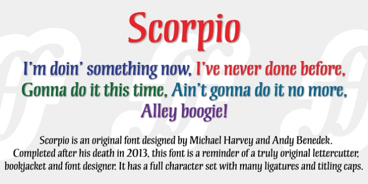 Scorpio Font Download