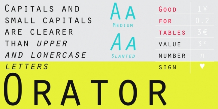 Orator Font Download