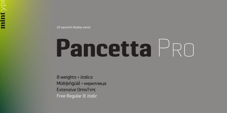 Pancetta Pro Font Download