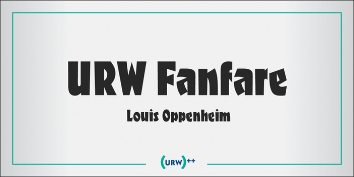 URW Fanfare Font Download