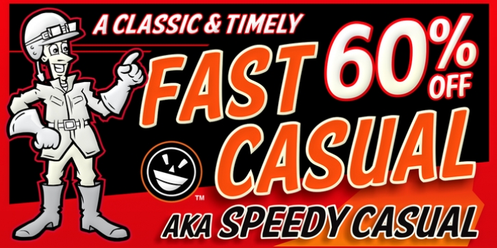 FTY SPEEDY CASUAL Font Download