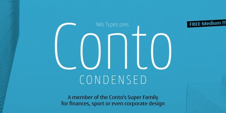 Conto Condensed Font Download