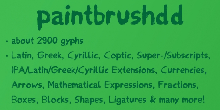paintbrushdd Font Download