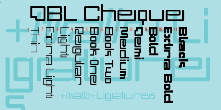 DBL Cheque Font Download