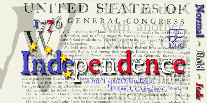 1776 Independence Font Download