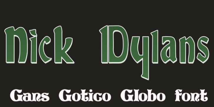 Gans Gotico Globo Font Download