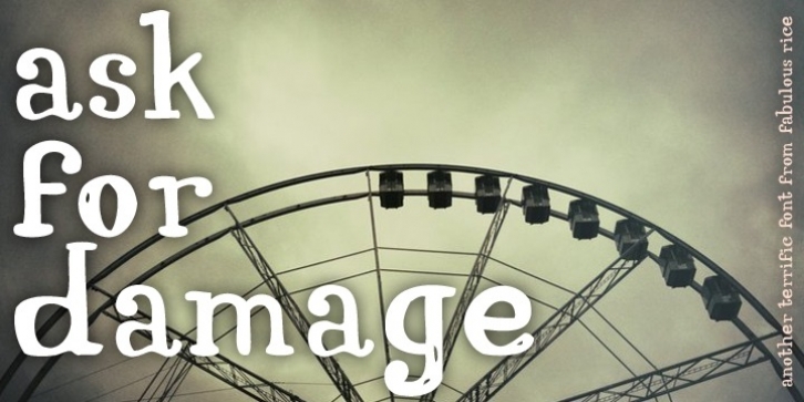 Ask For Damageâ„¢ Font Download