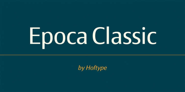 Epoca Classic Font Download