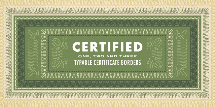 Certified Series 2 Font Download