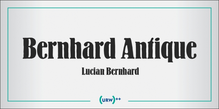 Bernhard Antique Font Download