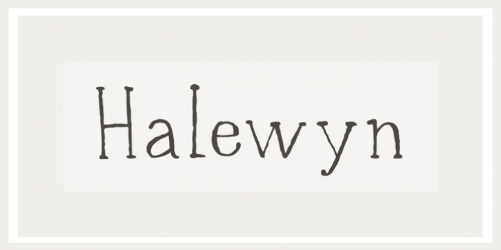 Halewyn Font Download