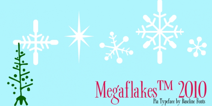 Megaflakes 2010 Font Download