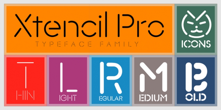 Xtencil Pro Font Download