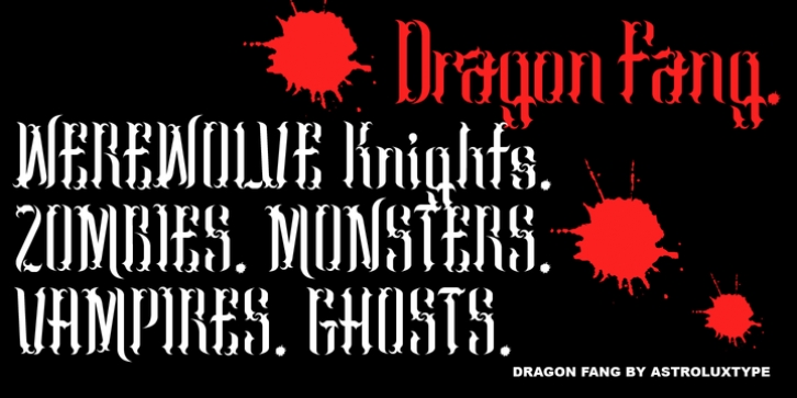 Dragon Fang Font Download