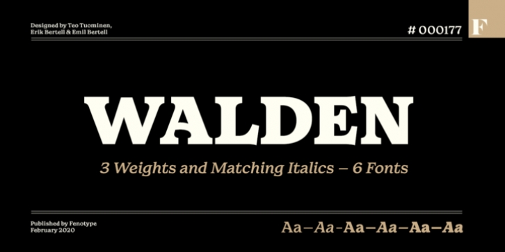 Walden Font Download