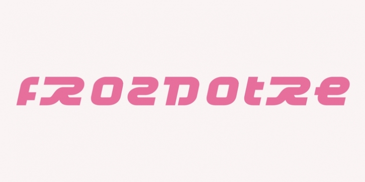 Frozdotre Font Download