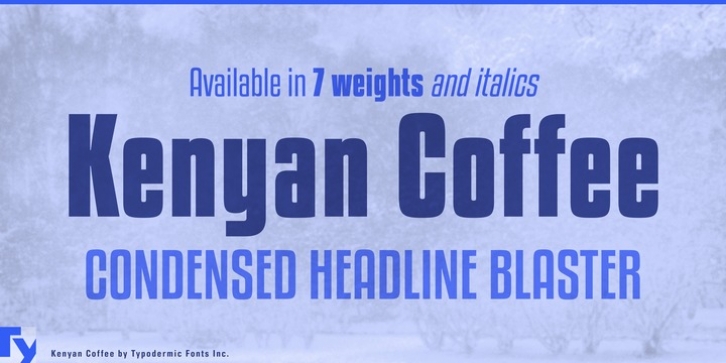 Kenyan Coffee Font Download