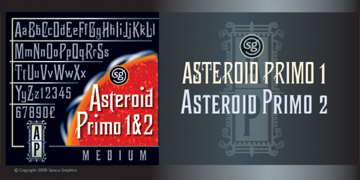 Asteroid Primo SG Font Download