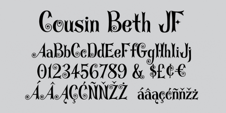Cousin Beth JF Font Download