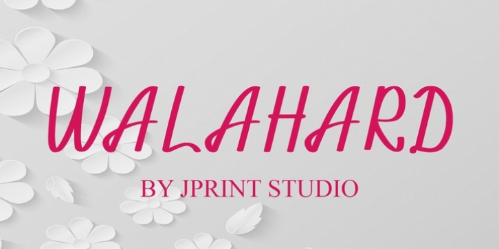 Walahard Font Download