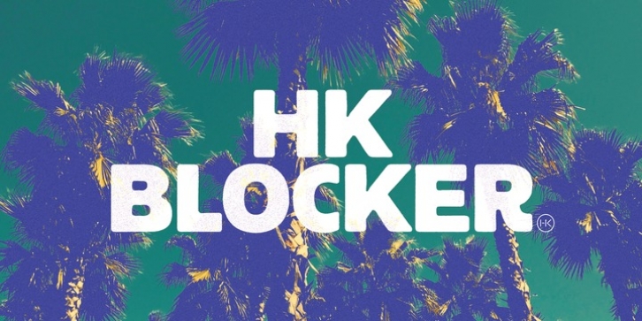 HK Blocker Font Download