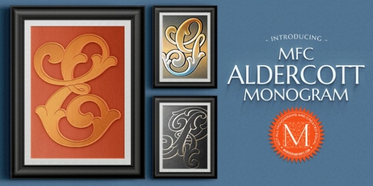 MFC Aldercott Monogram Font Download