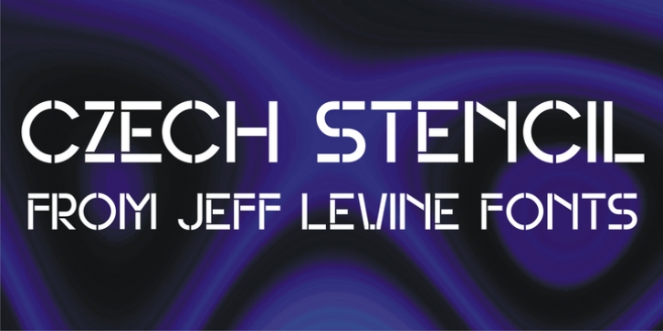 Czech Stencil JNL Font Download
