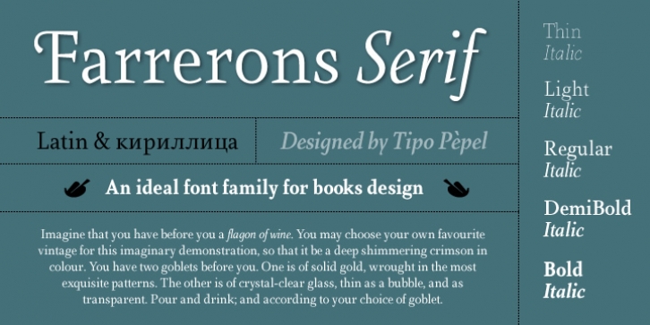 Farrerons Serif Font Download