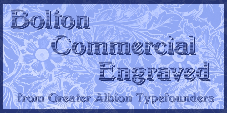 Bolton Commercial Font Download