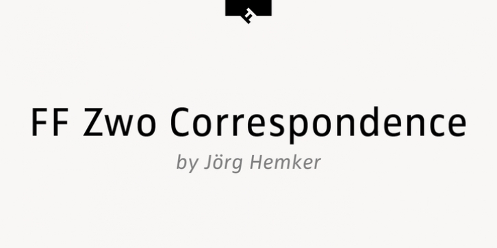 FF Zwo Correspondence Font Download