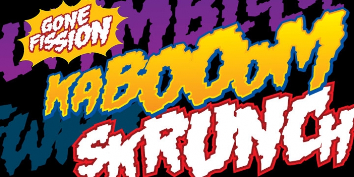 Gone Fission BB Font Download