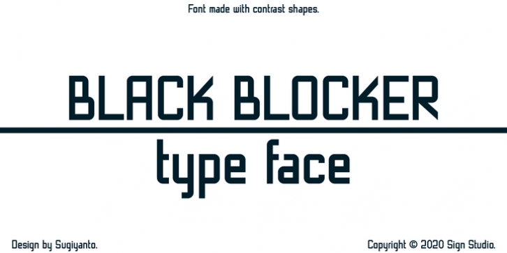 Black Blocker Font Download