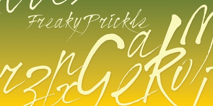 Freaky Prickle Font Download