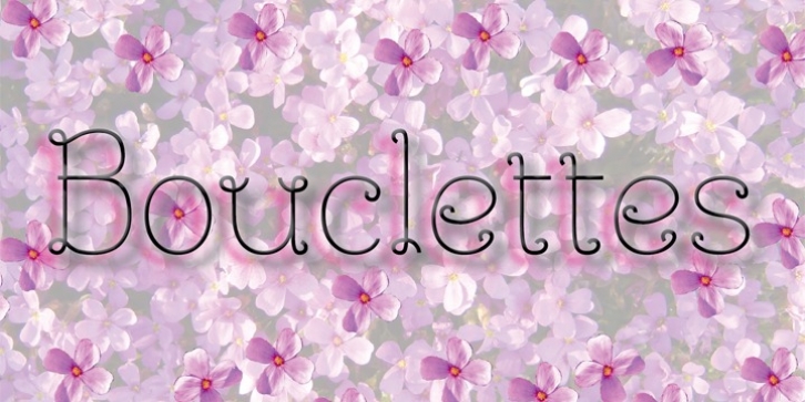 Bouclettes Font Download