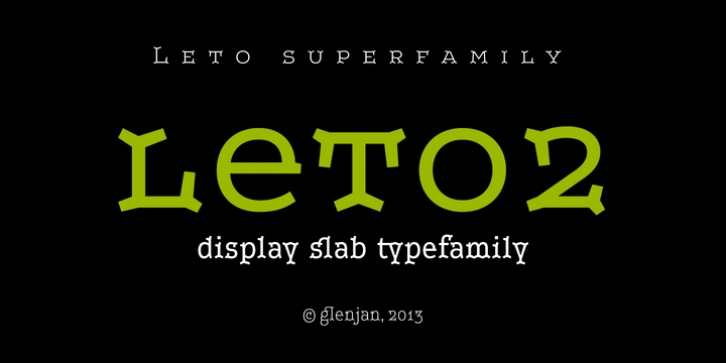 Leto Two Font Download