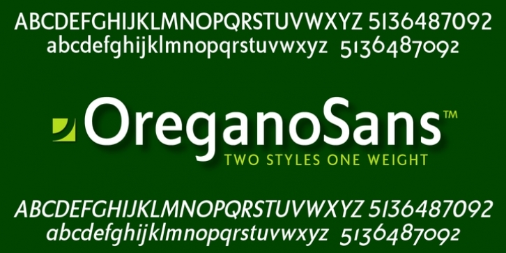 Oregano Sans Font Download