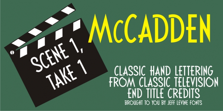 McCadden JNL Font Download