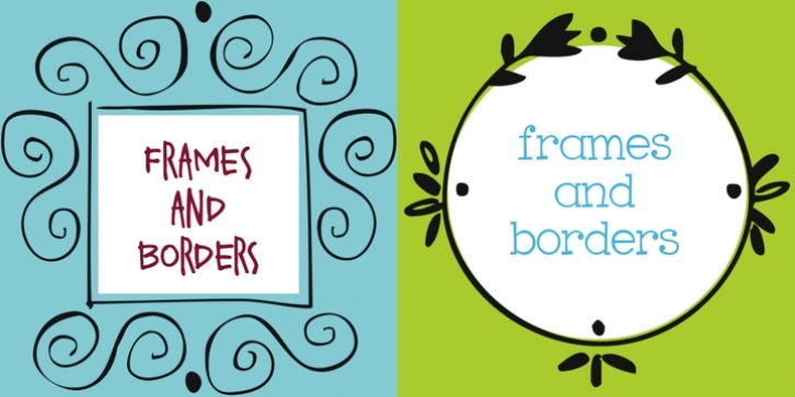 Frames And Borders Font Download