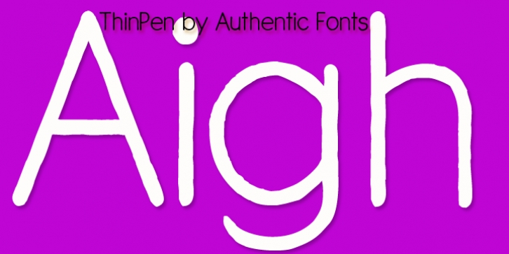 ThinPen Font Download