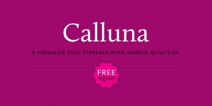 Calluna Font Download