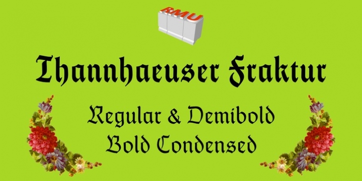 Thannhaeuser Fraktur Font Download