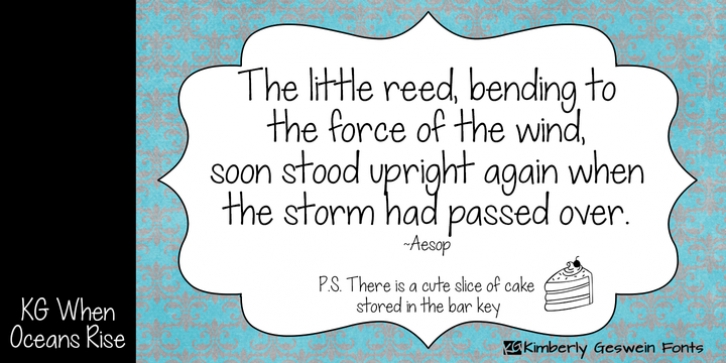 KG When Oceans Rise Font Download