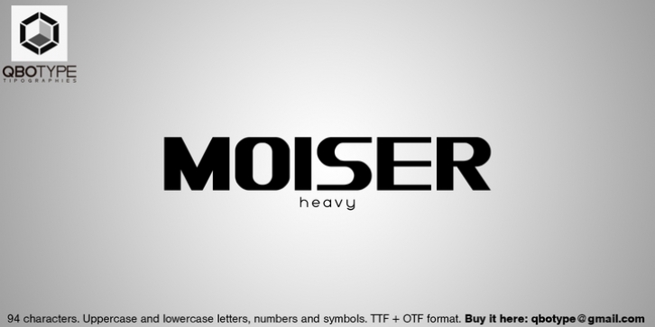 Heavy Moiser Font Download