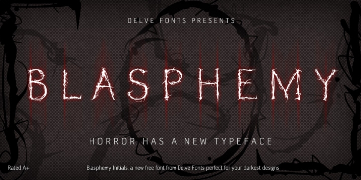 Blasphemy Initials Font Download