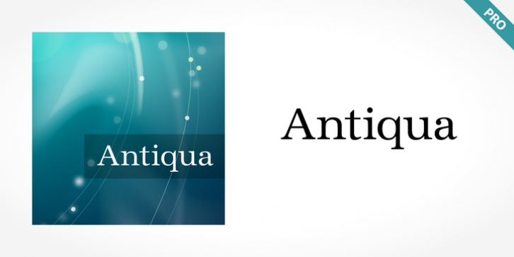 Antiqua Pro Font Download