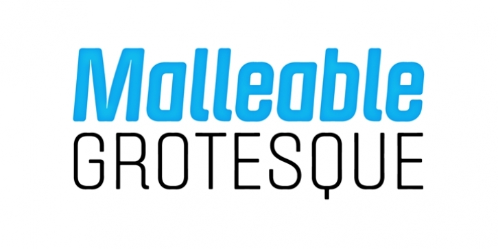 Malleable Grotesque Font Download