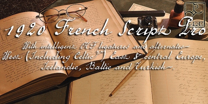 1920 French Script Pro Font Download