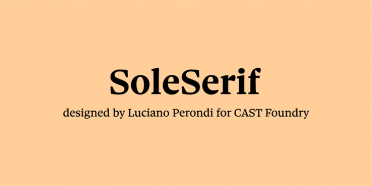 Sole Serif Font Download