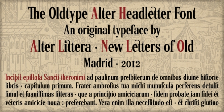 Alter Headletter Font Download
